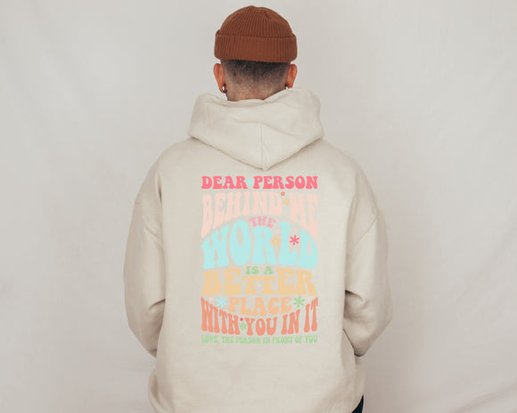 TO THE PERSON HOODIE, CREW & TEE