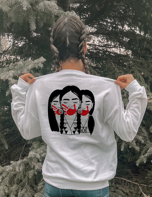 NO MORE STOLEN SISTERS CREW - WHITE